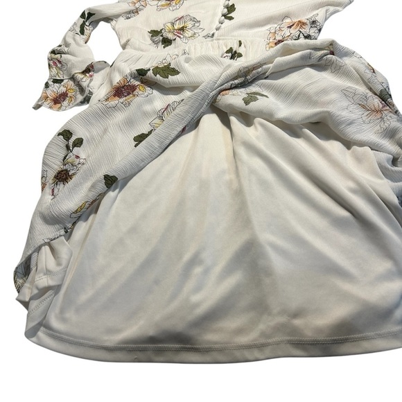 Jody California Midi Floral Dress Sz Lrg - Picture 12 of 14